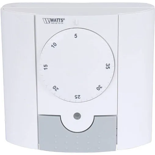 Проводной комнатный терморегулятор НЗ 230В WATTS BT-A белый 10025810