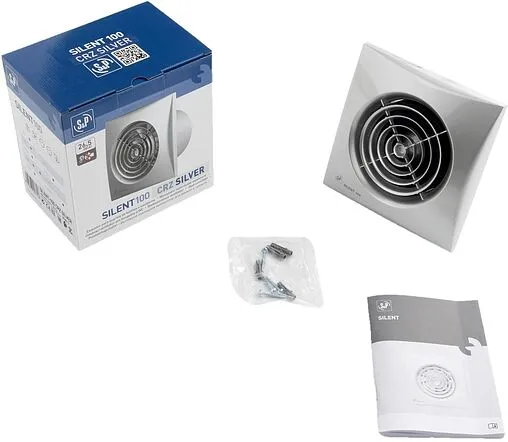 Вентилятор вытяжной Soler &amp; Palau SILENT-100 CRZ SILVER