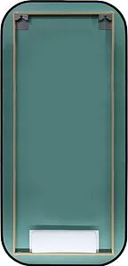 Зеркало с подсветкой Continent Torry Led 60x120 с фоновой подсветкой, бесконтактным сенсором, с подогревом белый ЗЛП2031, 5