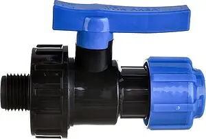 Кран шаровый с переходом на пнд трубу 20мм x ¾"н ТПК-Аква 553222034 Кран шаровый с переходом на пнд трубу 20мм x ¾"н ТПК-Аква 553222034, 5