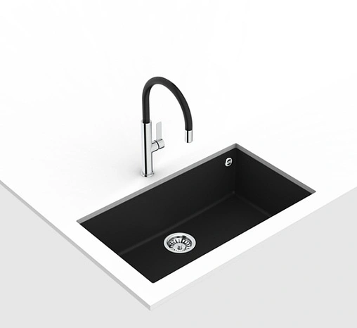 Смеситель для кухни Teka FOT 995 чёрная эмаль/хром 116030023