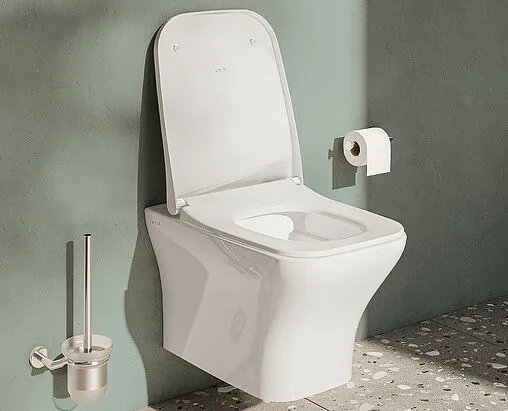 Комплект 5 в 1 VitrA Zentrum Square SmoothFlush 9875B003-7201 с кнопкой хром глянцевый Комплект 5 в 1 VitrA Zentrum Square SmoothFlush 9875B003-7201 с кнопкой хром глянцевый