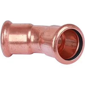 Отвод пресс двухраструбный 28мм угол 45° Sanha 6041 1604128, 5