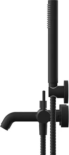 Смеситель для ванны WHITECROSS Y black чёрный матовый Y1231BL