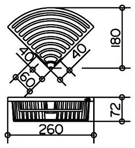 Полка Keuco Universal хром 24944010100 Полка Keuco Universal хром 24944010100, 3