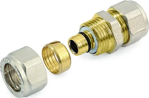 Муфта компрессионная соединительная 20мм x 20мм General Fittings 530000N202000A