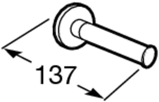 Держатель туалетной бумаги Roca Hotels хром 816383001