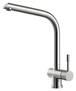 Смеситель для кухни с выдвижным изливом Lemark Expert нержавеющая сталь LM5075S Смеситель для кухни с выдвижным изливом Lemark Expert нержавеющая сталь LM5075S, 1