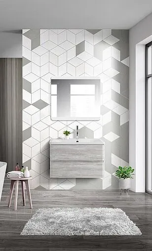 Тумба-умывальник подвесная BelBagno ALBANO 80 Rovere Vintage Bianco ALBANO-800-2C-SO-RVB+