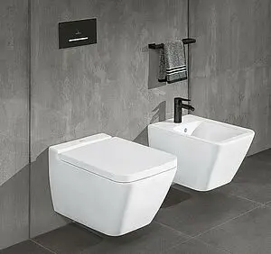 Клавиша смыва для унитаза Villeroy&Boch ViConnect 300S 922169AN черный матовый, 5