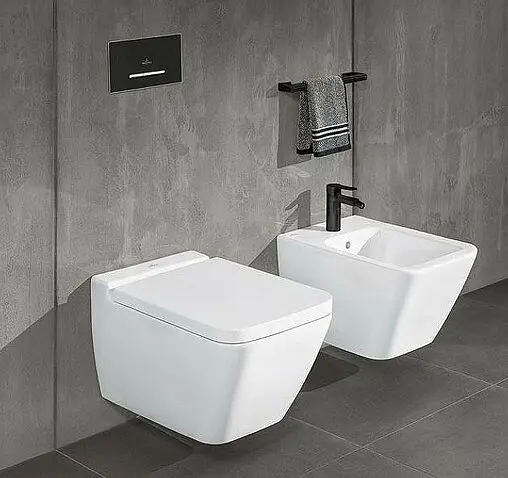 Клавиша смыва для унитаза Villeroy&amp;Boch ViConnect 300S 922169AN черный матовый