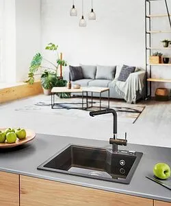 Смеситель для кухни с выдвижным изливом Franke Active Plus Pull-Out бежевый 115.0373.884 Смеситель для кухни с выдвижным изливом Franke Active Plus Pull-Out бежевый 115.0373.884, 3