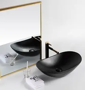 Раковина BelBagno 60.5 черный матовый BB1404-H301, 3