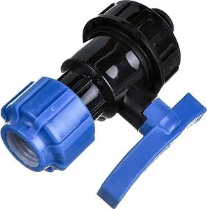 Кран шаровый с переходом на пнд трубу 20мм x ½"н ТПК-Аква 553222012 Кран шаровый с переходом на пнд трубу 20мм x ½"н ТПК-Аква 553222012, 4