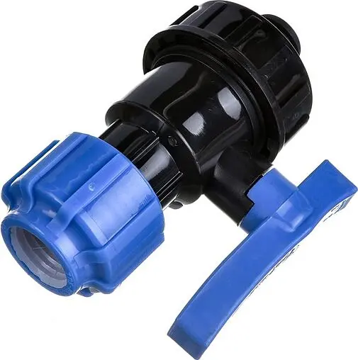 Кран шаровый с переходом на пнд трубу 20мм x ½&quot;н ТПК-Аква 553222012