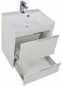 Тумба-умывальник Aquanet Тиволи 60 белый 00180053+00179393, 5