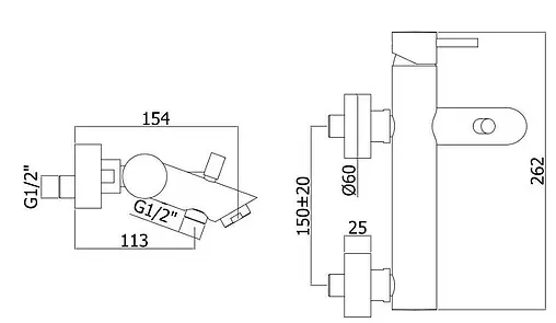 Смеситель для ванны Paffoni Light полированная сталь LIG022ST Смеситель для ванны Paffoni Light полированная сталь LIG022ST