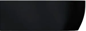 Ванна акриловая Aquanet Family Elegant A 180x80 Gloss Finish белый/панель Black matte 3805-N-GW-MB, 4