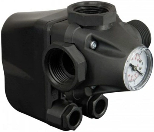 Реле давления с манометром и 3-х выводным штуцером Italtecnica PM5-3W PM5.3WG.44.00.100.00