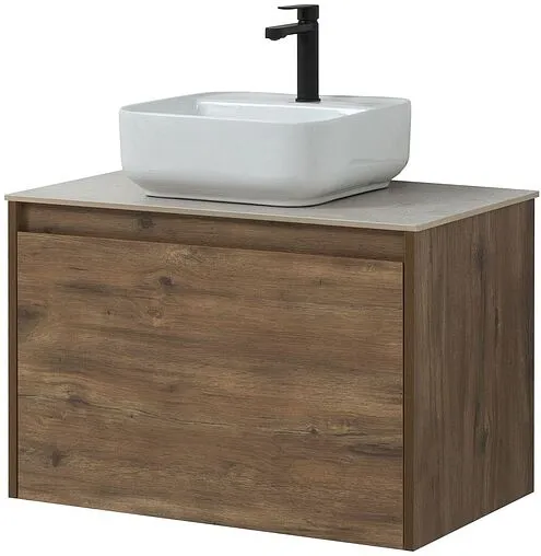 Тумба под умывальник подвесная Aquanet Nova Lite 75 дуб рустикальный 00249514