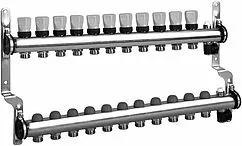 Группа коллекторная без расходомеров 11 отводов 1"в/в x ¾"ек Meibes M1794131 Группа коллекторная без расходомеров 11 отводов 1"в/в x ¾"ек Meibes M1794131