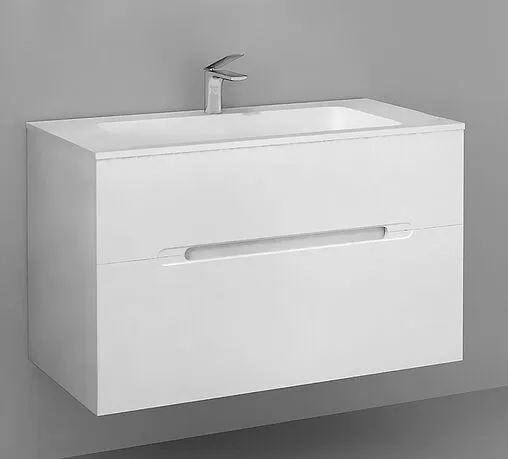 Тумба под умывальник подвесная Jorno Modul 100 белый Mоl.01.97/P/W Тумба под умывальник подвесная Jorno Modul 100 белый Mоl.01.97/P/W