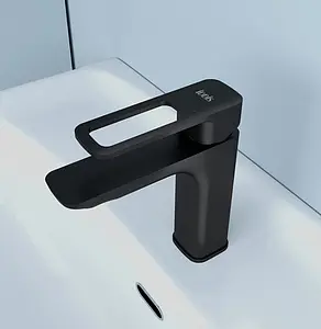 Смеситель для раковины IDDIS Slide чёрный матовый SLIBL00i01 Смеситель для раковины IDDIS Slide чёрный матовый SLIBL00i01, 5