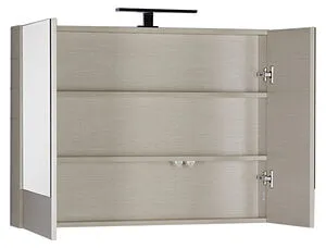 Шкаф-зеркало Aquanet Нота 90 L светлый дуб 00158858, 4