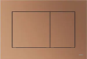 Клавиша смыва для унитаза TECEnow 9240422 красная бронза металлик Клавиша смыва для унитаза TECEnow 9240422 красная бронза металлик, 1