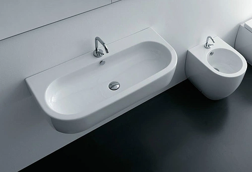 Биде напольное Kerasan Flo белый 312101