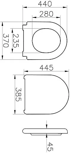 Крышка-сиденье для унитаза с микролифтом Vitra Liquid белый 137-003-009 Крышка-сиденье для унитаза с микролифтом Vitra Liquid белый 137-003-009