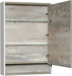 Шкаф-зеркало Aquaton Капри 60 бетон пайн/белый 1A230302KPDA0, 3