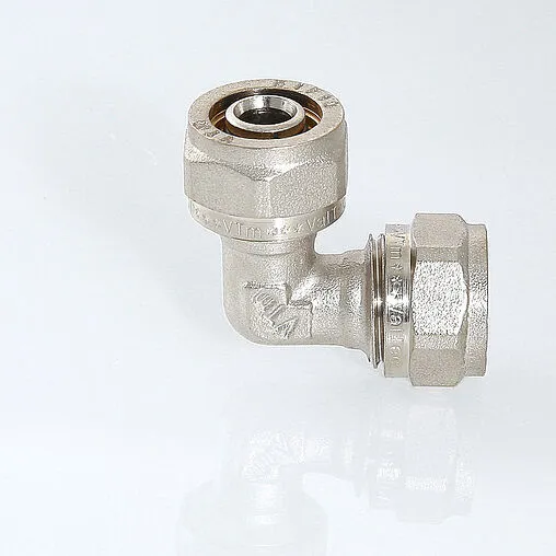 Уголок компрессионный соединительный 16мм Valtec VTm.351.N.001616