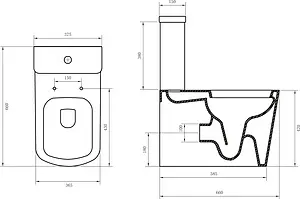 Унитаз-компакт BelBagno Albano белый BB120CP+BB120T Унитаз-компакт BelBagno Albano белый BB120CP+BB120T, 5