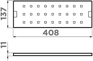 Встраиваемая сушка для посуды Omoikiri FP-01 PRO-BL черный 4999046 Встраиваемая сушка для посуды Omoikiri FP-01 PRO-BL черный 4999046, 2