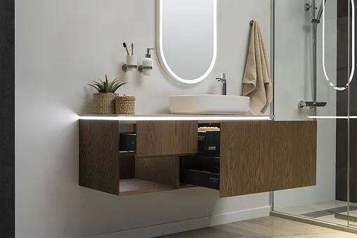 Тумба под умывальник подвесная Allen Brau Infinity 120 R дуб 1.21008.NO