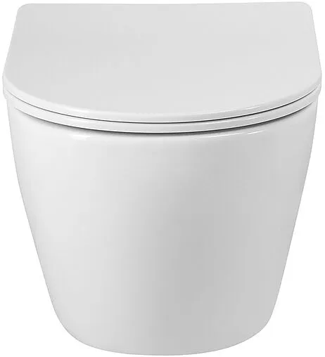 Унитаз подвесной безободковый BelBagno Sfera-R белый BB046CHR/SC