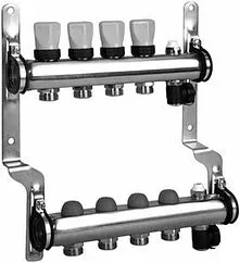 Группа коллекторная без расходомеров 4 отвода 1"в/в x ¾"ек Meibes M1794124 Группа коллекторная без расходомеров 4 отвода 1"в/в x ¾"ек Meibes M1794124
