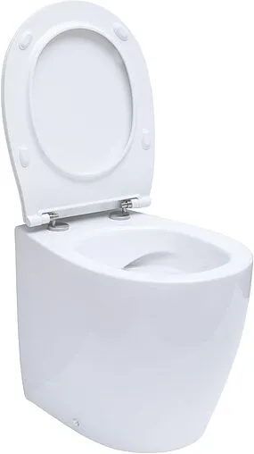 Унитаз приставной безободковый Allen Brau Fantasy белый 4.11007.20