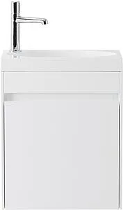 Тумба-умывальник подвесная BelBagno PIETRA MINI 40 R Bianco Lucido PIETRA MINI-400-1A-SO-BL-R+BB-460-PM-LVB Тумба-умывальник подвесная BelBagno PIETRA MINI 40 R Bianco Lucido PIETRA MINI-400-1A-SO-BL-R+BB-460-PM-LVB, 1
