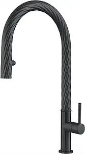 Смеситель для кухни с выдвижным изливом Franke Maris Free by Dror чёрный матовый 115.0576.698 Смеситель для кухни с выдвижным изливом Franke Maris Free by Dror чёрный матовый 115.0576.698, 1