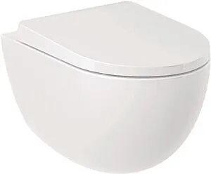 Унитаз подвесной безободковый Kludi Resa D белый 24WCSET43 Унитаз подвесной безободковый Kludi Resa D белый 24WCSET43, 1