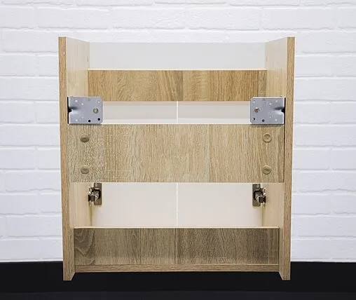 Тумба-умывальник подвесная Айсберг Мечта 50 белый/дуб сонома DM2315T+4607152361544