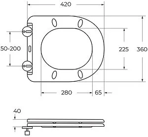 Унитаз подвесной безободковый BelBagno Soft Tornado белый BB084CH-TOR/SC Унитаз подвесной безободковый BelBagno Soft Tornado белый BB084CH-TOR/SC, 3