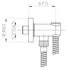 Душевой набор Bossini Aqua Life хром C12004.030, 3
