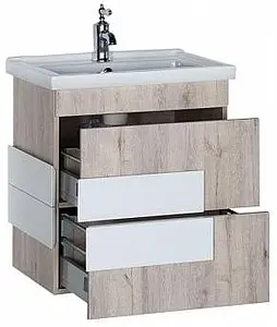 Тумба-умывальник Aquanet Мадейра 60 дуб кантри/белый 00183069+00182322 Тумба-умывальник Aquanet Мадейра 60 дуб кантри/белый 00183069+00182322, 5