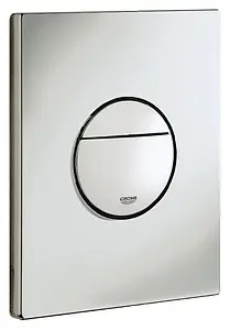 Клавиша смыва для унитаза Grohe Nova Cosmopolitan 38765P00 хром матовый Клавиша смыва для унитаза Grohe Nova Cosmopolitan 38765P00 хром матовый, 1