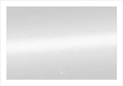Зеркало с подсветкой Continent Relax Led 100x80 с блоком погоды