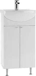 Тумба-умывальник напольный Айсберг Промо 45 белый DP2610T+4607152361988, 1