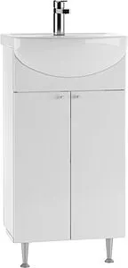 Тумба-умывальник напольная Айсберг Промо 45 белый DP2610T+4607152361988, 1